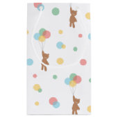 Teddy Bear met ballonnen  Klein Cadeauzakje (Achterkant)