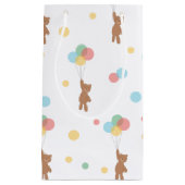 Teddy Bear met ballonnen  Klein Cadeauzakje (Voorkant)