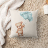 Teddy Bear met ballonnen Kussen (Deken)