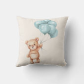 Teddy Bear met ballonnen Kussen (Achterkant)
