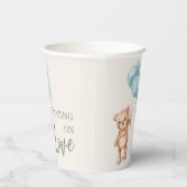 Teddy Bear met ballonnen Papieren Bekers (Rechts)