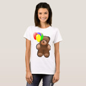 Teddy Bear met ballonnen T-shirt (Voorkant volledig)