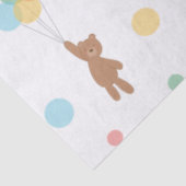 Teddy Bear met ballonnen  Tissuepapier (Detail)