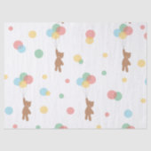 Teddy Bear met ballonnen Tissuepapier (Voorkant)