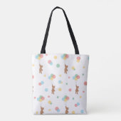 Teddy Bear met ballonnen Tote Bag (Achterkant)