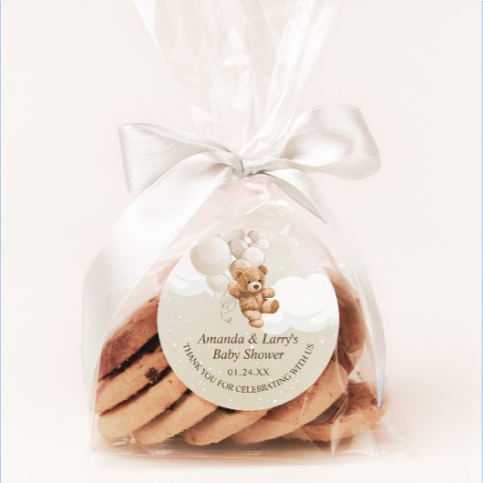 Teddy Bear met Balloons Sticker