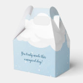 Teddy Bear met Blue Balloons Favor Box Bedankdoosjes (Achterkant)