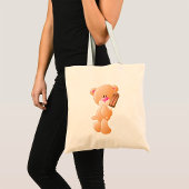 Teddy Bear met een ijsblokCanvas tas