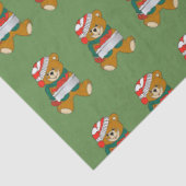 Teddy Bear met Gift Tissuepapier (Detail)