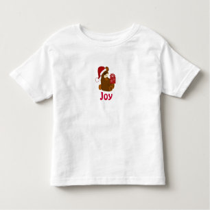 Teddy Bear met Holiday Cadeau - Joy Kinder Shirts