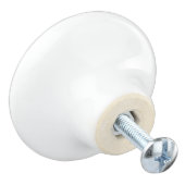 Teddy Bear met Snowflake Parachute Keramische Knop (Achterkant)