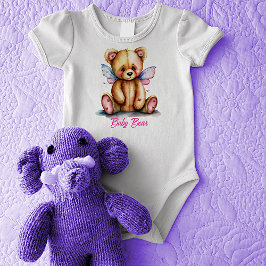 Teddy Bear met Wings Baby Beer Romper