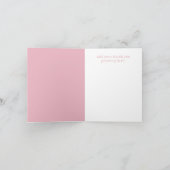 Teddy Bear met Wings Bedankkaart (Binnen)