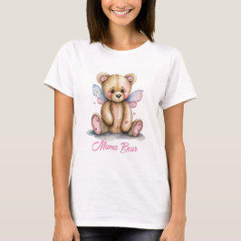 Teddy Bear met Wings Mama Beer T-shirt