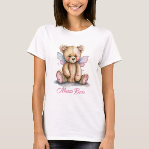 Teddy Bear met Wings Mama Beer T-shirt