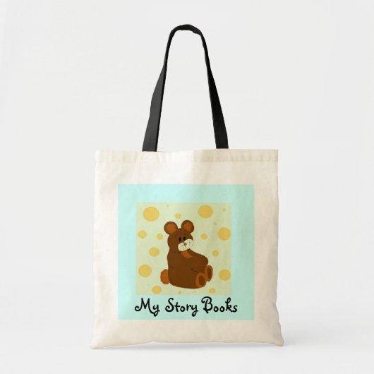 Teddy Bear Mijn verhalen Tote Bag (Voorkant)