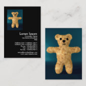 Teddy Bear Mini Foto Visitekaartje (Voorkant / Achterkant)