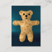 Teddy Bear Mini Foto Visitekaartje (Achterkant)