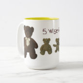 Teddy Bear Mok - 5-Wijzen (Voorkant links)