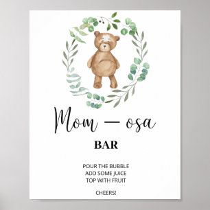 Teddy Bear \ Mon-osa bar Poster