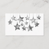 Teddy Bear Moon Baby shower Luier Raffle Informatiekaartje (Achterkant)