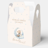 Teddy Bear Moon Barly Wachten Baby shower Bedankdoosjes (Geopend)
