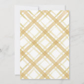 Teddy Bear Moon Genderneutraal Baby shower Kaart (Achterkant)