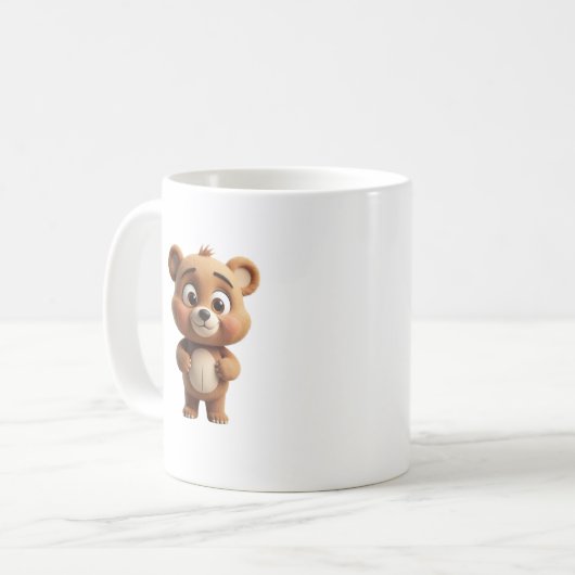 teddy bear mug koffiemok (Voorkant links)