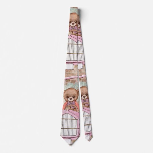 Teddy Bear Necktie Stropdas (Voorkant)