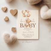Teddy Bear Neutral Gender Reveal  Kaart