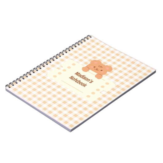 Teddy Bear Notitieboek (Linkerzijde)