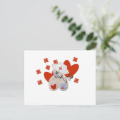 Teddy Bear Nurse Love Tshirts and Gifts Briefkaart (Staand voorkant)