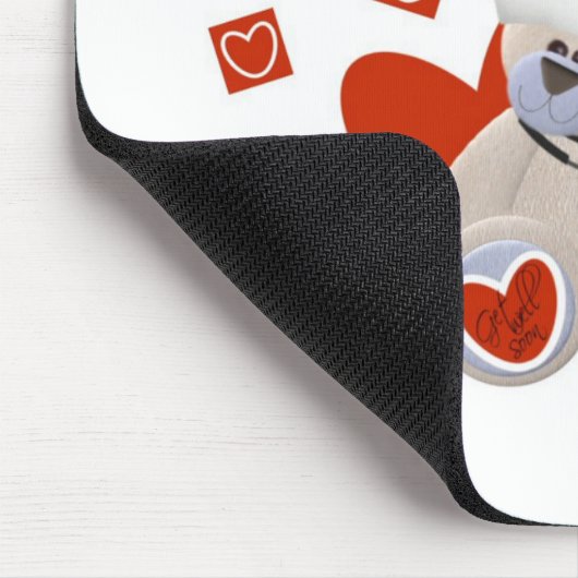 Teddy Bear Nurse Love Tshirts and Gifts Muismat (Hoek)