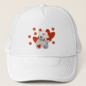 Teddy Bear Nurse Love Tshirts and Gifts Trucker Pet (Voorkant)