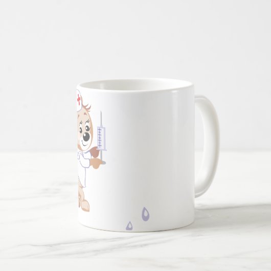 Teddy Bear Nurse Mok (Voorkant rechts)