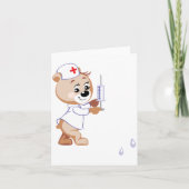 Teddy Bear Nurse Notitiekaarten (Voorkant)