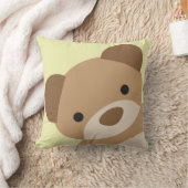 Teddy Bear Nursery Decorative Pillow Yellow Kussen (Deken)