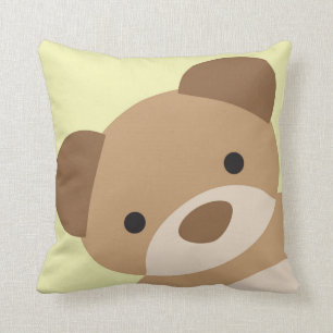 Teddy Bear Nursery Decorative Pillow Yellow Kussen