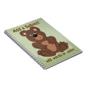 Teddy Bear O1 Notitieboek (Rechterzijde)