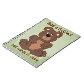 Teddy Bear O1 Notitieboek (Linkerzijde)