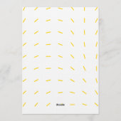 Teddy Bear One Year of Magic First Birthday  Kaart (Achterkant)