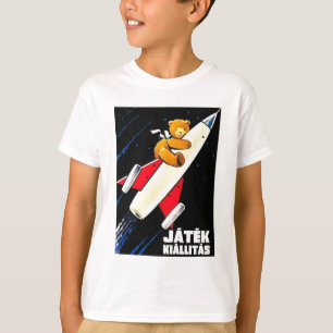 Teddy Bear op een Hongaarse Speelgoed in een rake T-shirt
