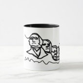 Teddy Bear op Mt. Rushmore Mok (Midden)