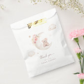 Teddy Bear over het motorneutrale Baby shower Bedankzakje (Gezegeld)