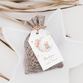 Teddy Bear over het motorneutrale Baby shower Cadeaulabel