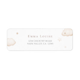 Teddy Bear over het motorneutrale Baby shower Etiket