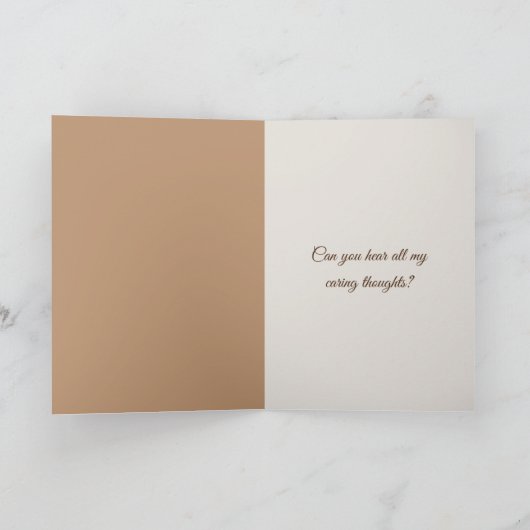 Teddy Bear over zijn stoel Kaart (Binnen)