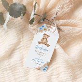 Teddy Bear Pampas Grass Baby Cadeaulabel