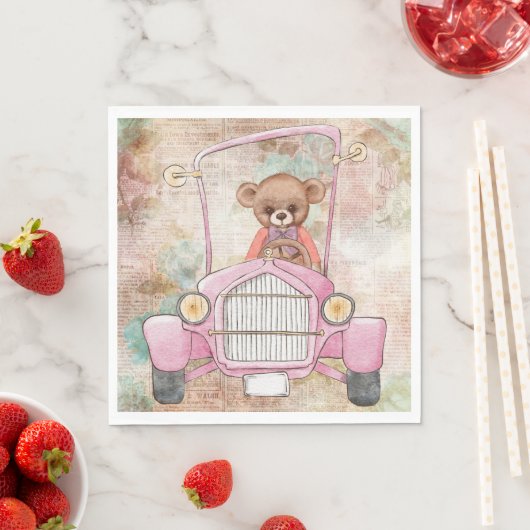 Teddy Bear Paper Napkin Servet (Insitu)