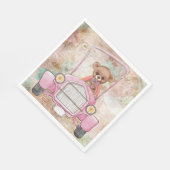 Teddy Bear Paper Napkin Servet (Hoek)